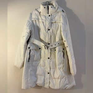 Tommy Hilfiger Long Puffer Belted Jacket